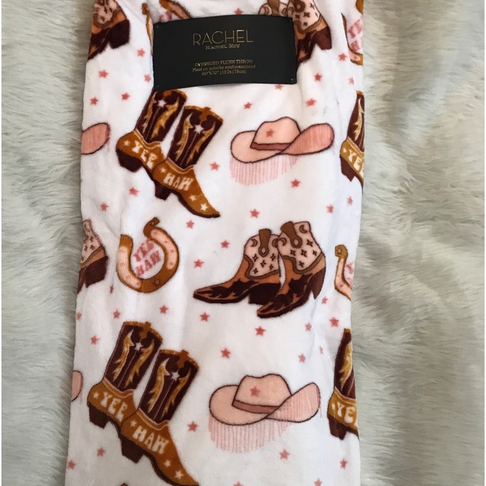 FLASH SALE Cowgirl Oversized Plush Throw Blanket